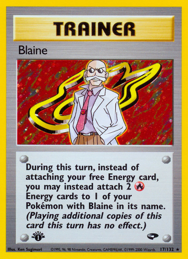 Blaine (17/132) [Gym Challenge 1st Edition] | Game Haven TX