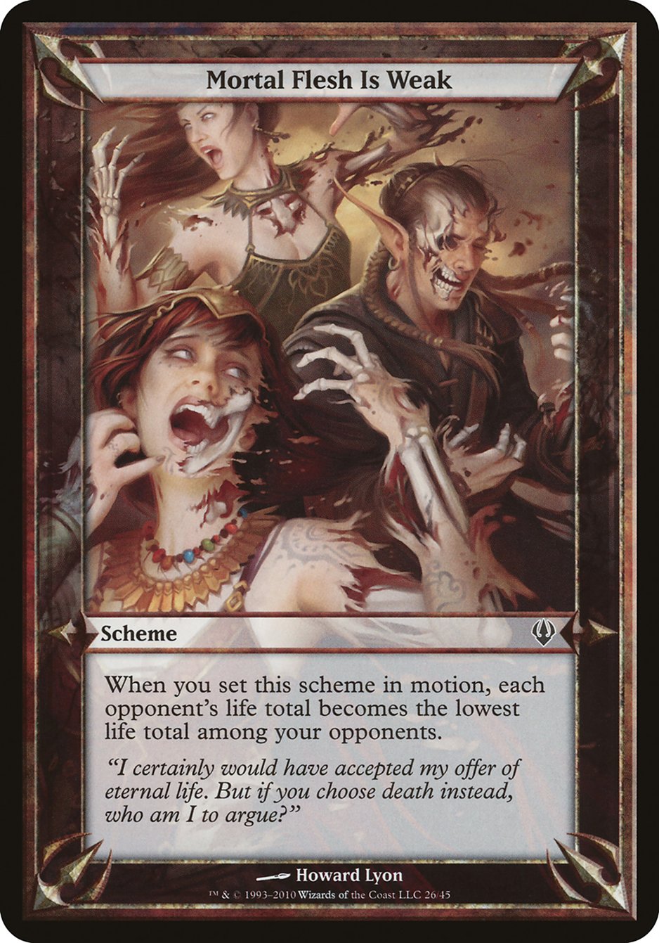 Mortal Flesh Is Weak [Archenemy Schemes] | Game Haven TX