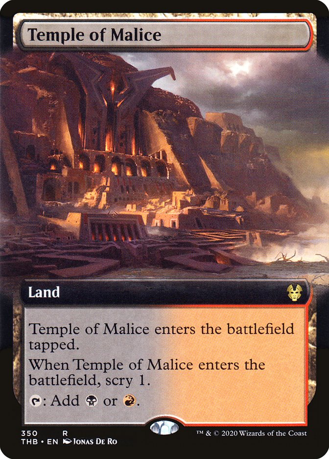 Temple of Malice (Extended Art) [Theros Beyond Death] | Game Haven TX