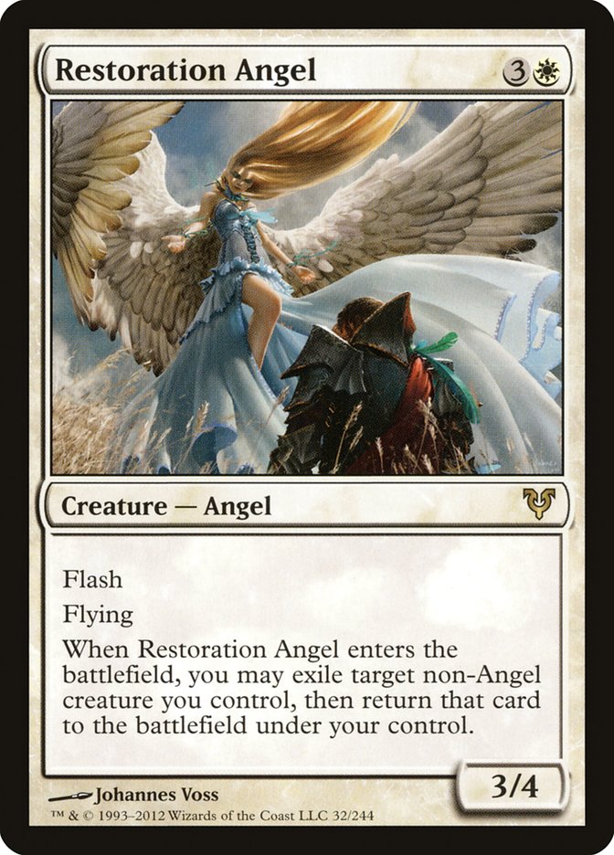 Restoration Angel [Avacyn Restored] | Game Haven TX