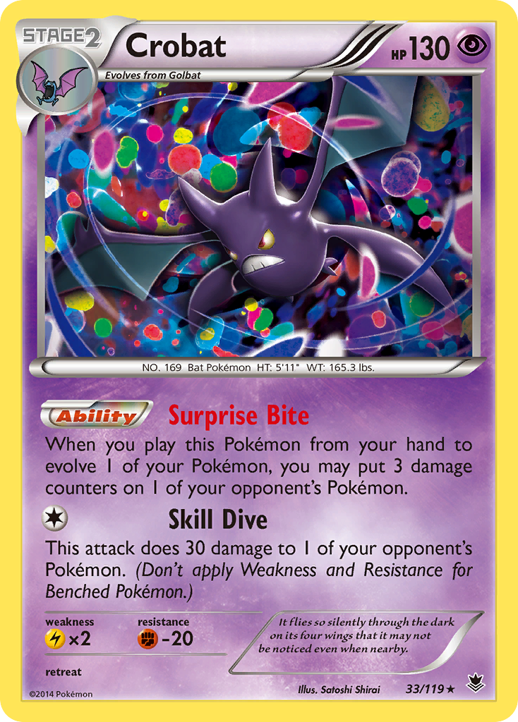 Crobat (33/119) [XY: Phantom Forces] | Game Haven TX