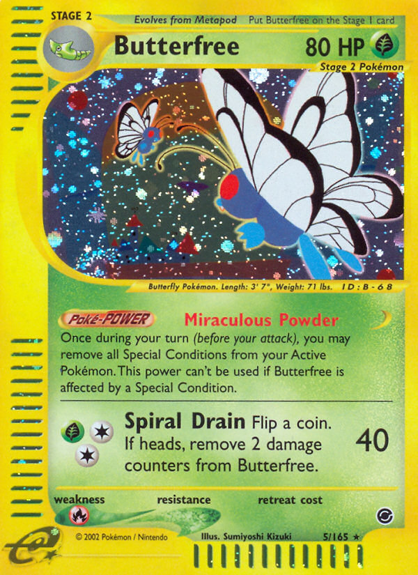 Butterfree (5/165) [Expedition: Base Set] | Game Haven TX