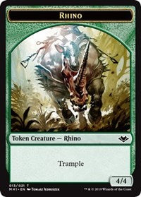 Rhino (013) // Spirit (016) Double-sided Token [Modern Horizons Tokens] | Game Haven TX