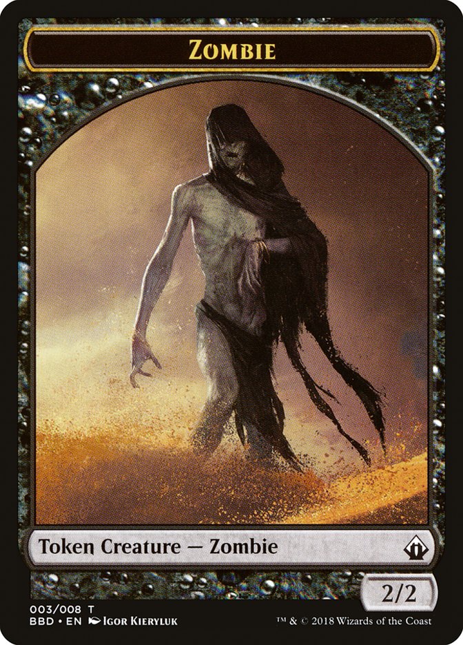 Zombie Token [Battlebond Tokens] | Game Haven TX