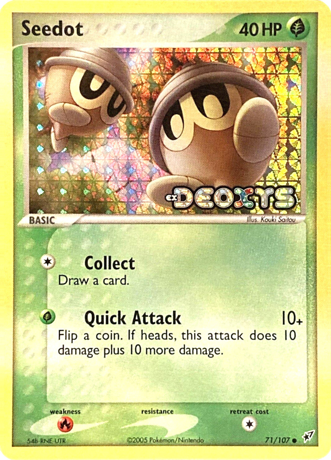 Seedot (71/107) (Stamped) [EX: Deoxys] | Game Haven TX