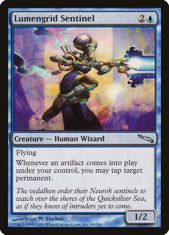 Lumengrid Sentinel [Mirrodin] | Game Haven TX