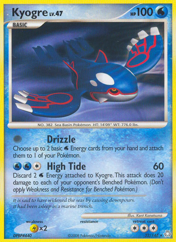 Kyogre (32/146) [Diamond & Pearl: Legends Awakened] | Game Haven TX