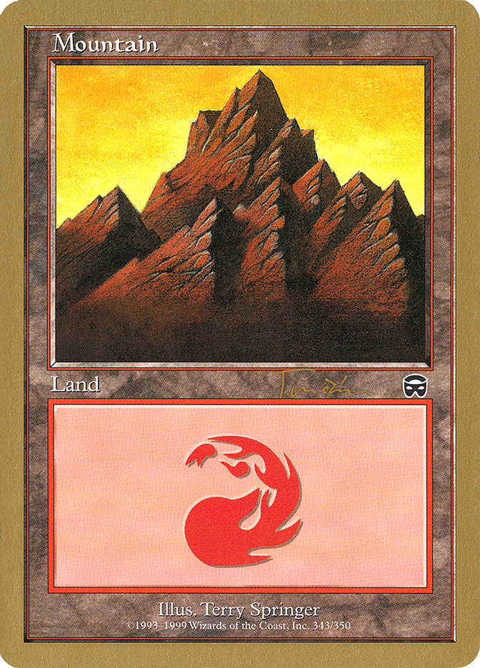 Mountain (jt343) (Jan Tomcani) (MMQ) [World Championship Decks 2001] | Game Haven TX