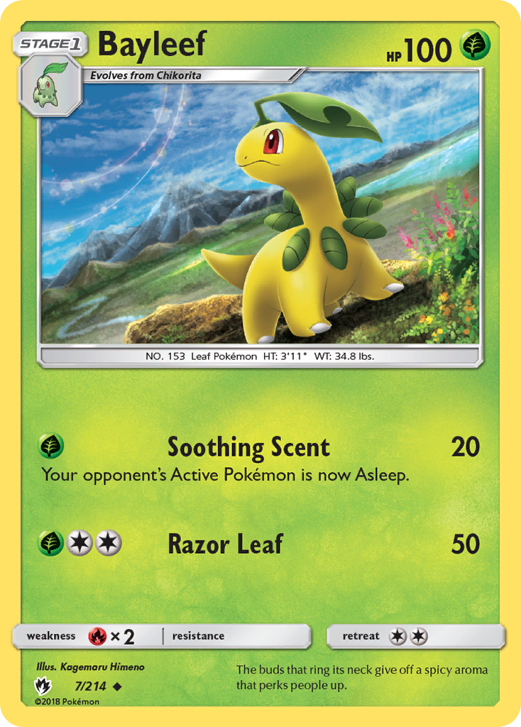 Bayleef (7/214) [Sun & Moon: Lost Thunder] | Game Haven TX