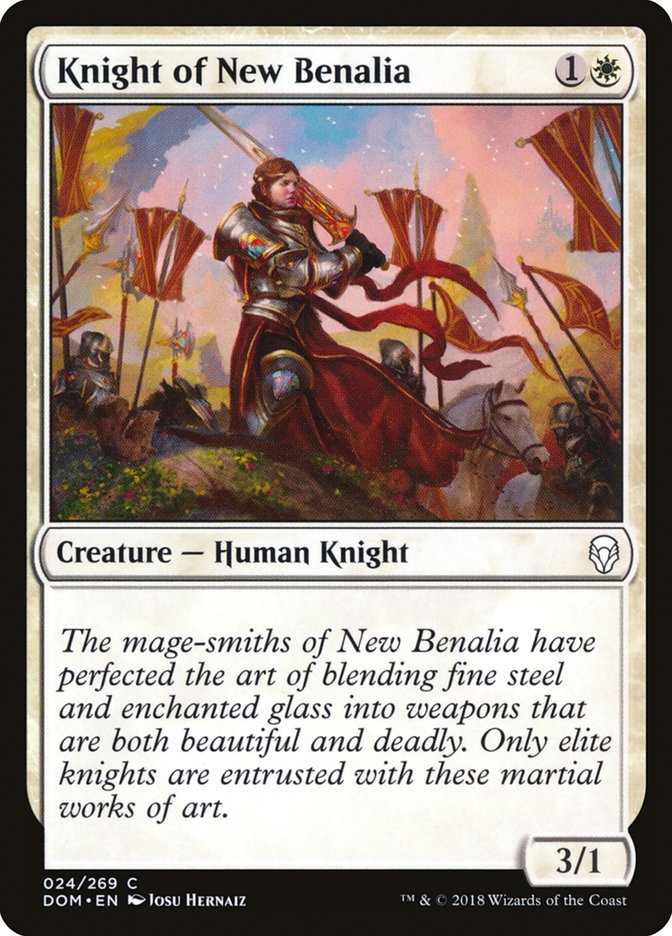 Knight of New Benalia [Dominaria] | Game Haven TX