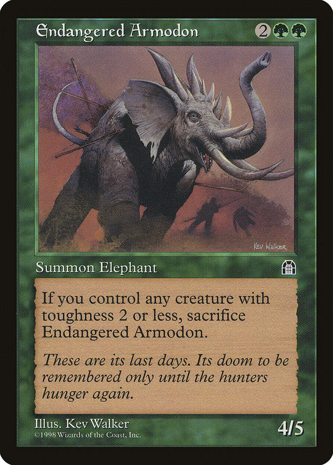 Endangered Armodon [Stronghold] | Game Haven TX
