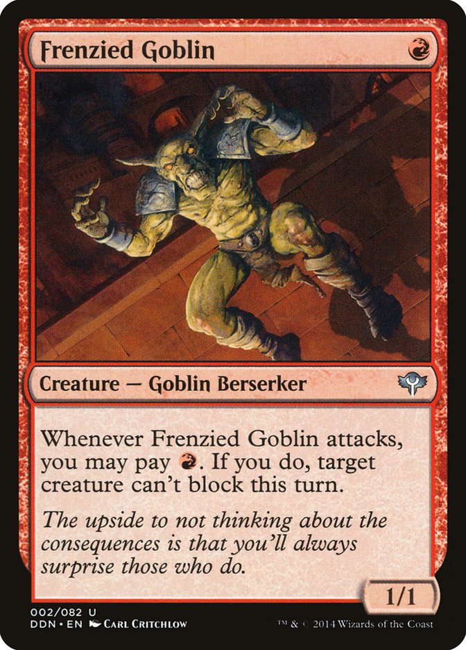 Frenzied Goblin [Duel Decks: Speed vs. Cunning] | Game Haven TX