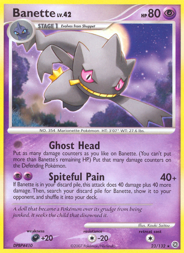 Banette (23/132) [Diamond & Pearl: Secret Wonders] | Game Haven TX