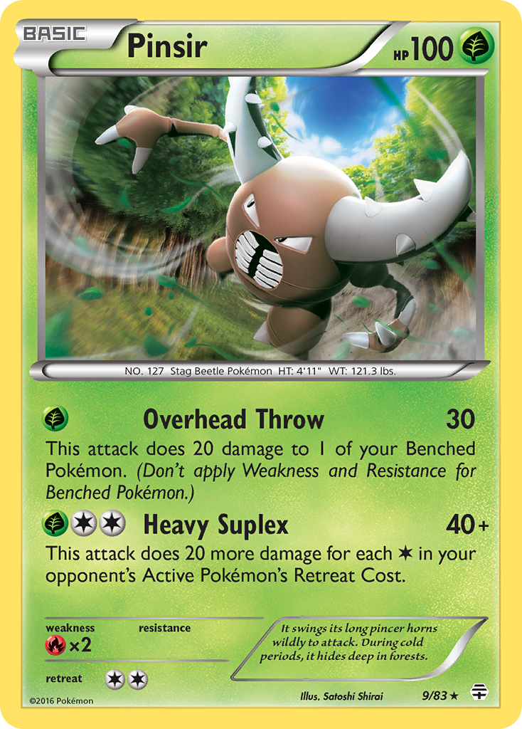 Pinsir (9/83) [XY: Generations] | Game Haven TX