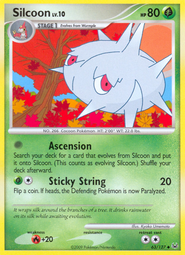 Silcoon (63/127) [Platinum: Base Set] | Game Haven TX