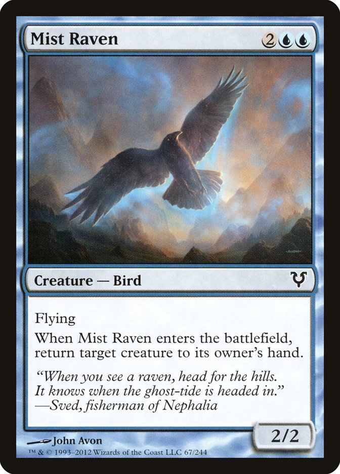 Mist Raven [Avacyn Restored] | Game Haven TX