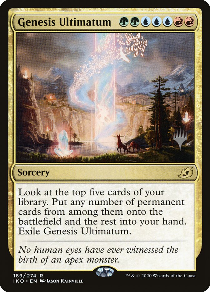 Genesis Ultimatum (Promo Pack) [Ikoria: Lair of Behemoths Promos] | Game Haven TX