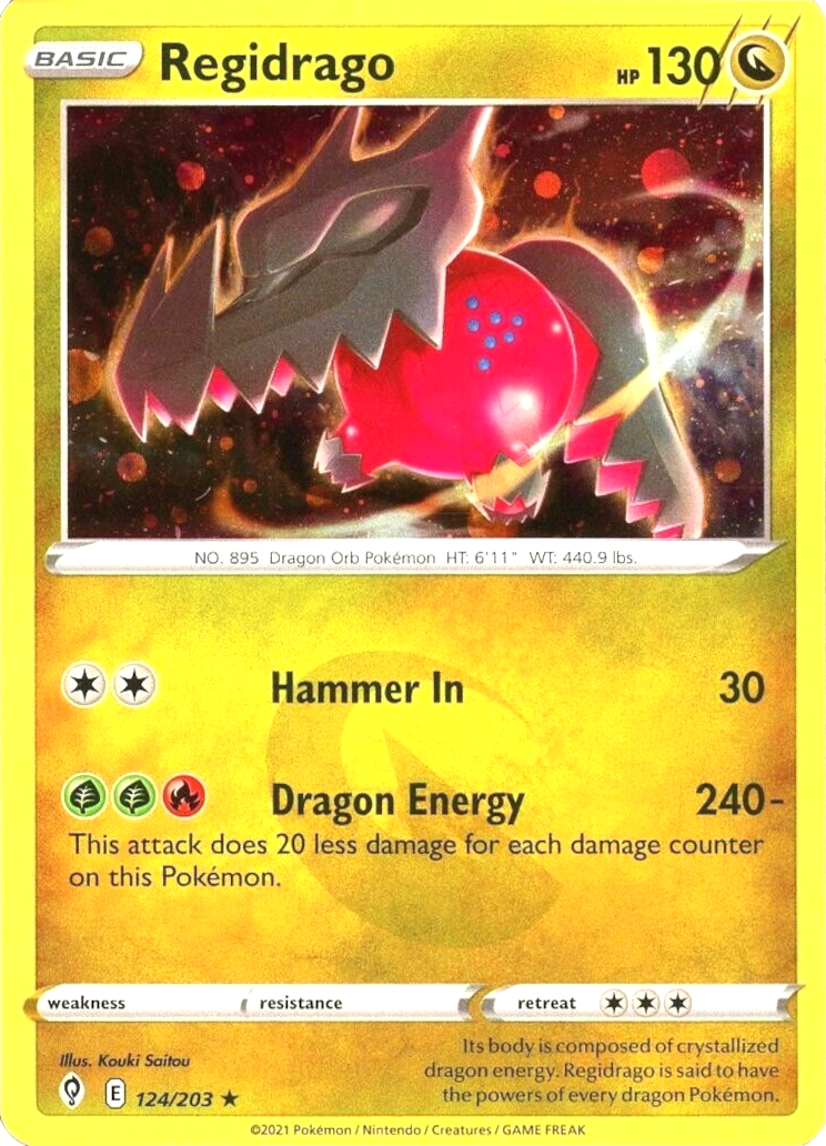 Regidrago (124/203) (Cosmos Holo) [Sword & Shield: Evolving Skies] | Game Haven TX