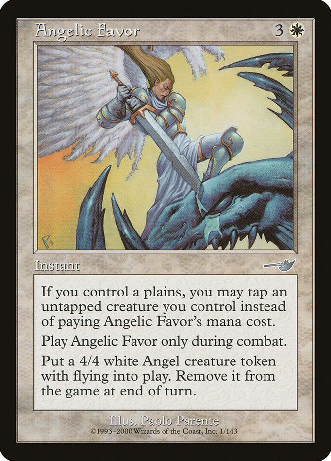 Angelic Favor [Nemesis] | Game Haven TX