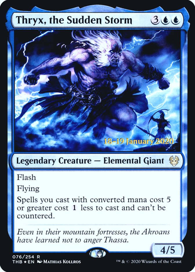 Thryx, the Sudden Storm [Theros Beyond Death Promos] | Game Haven TX