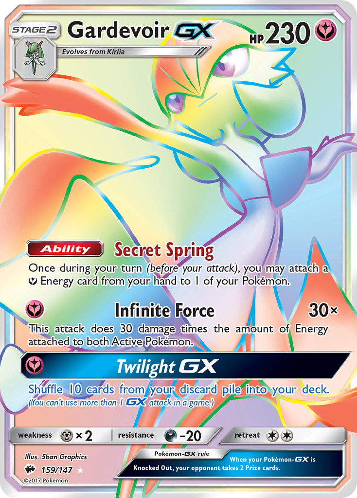 Gardevoir GX (159/147) [Sun & Moon: Burning Shadows] | Game Haven TX