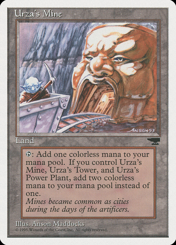 Urza's Mine (Mine Cart Entering Mouth) [Chronicles] | Game Haven TX