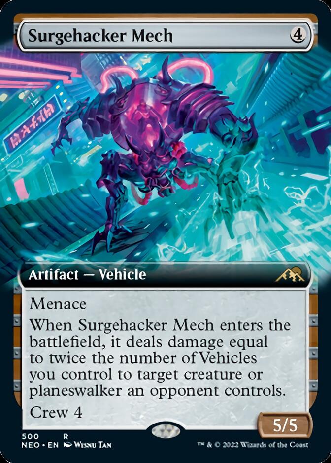 Surgehacker Mech (Extended) [Kamigawa: Neon Dynasty] | Game Haven TX