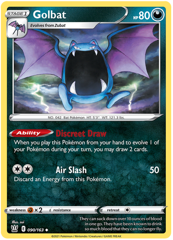 Golbat (090/163) [Sword & Shield: Battle Styles] | Game Haven TX