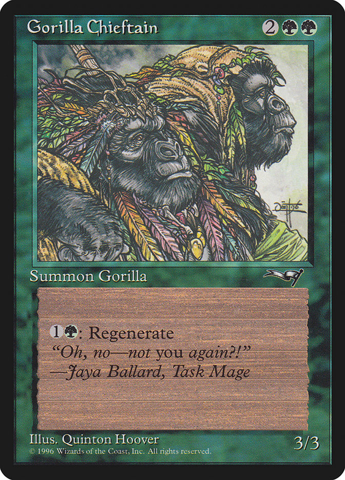 Gorilla Chieftain (Two Gorilla Art) [Alliances] | Game Haven TX