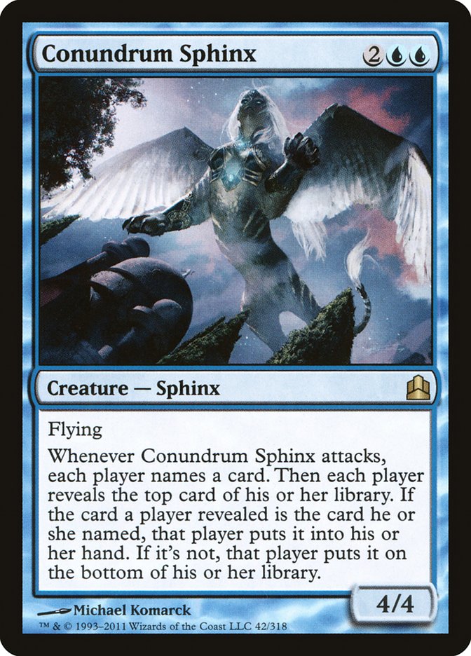 Conundrum Sphinx [Commander 2011] | Game Haven TX