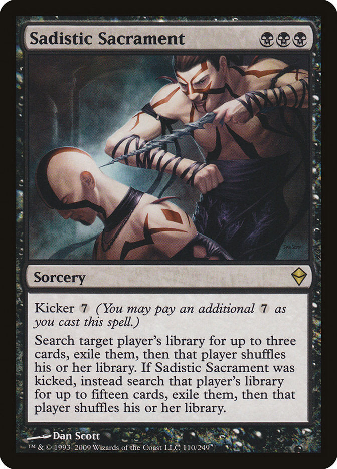 Sadistic Sacrament [Zendikar] | Game Haven TX