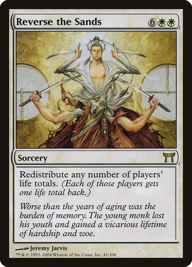 Reverse the Sands [Champions of Kamigawa] | Game Haven TX
