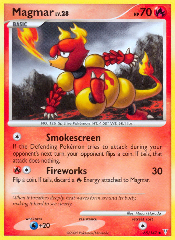 Magmar (65/147) [Platinum: Supreme Victors] | Game Haven TX
