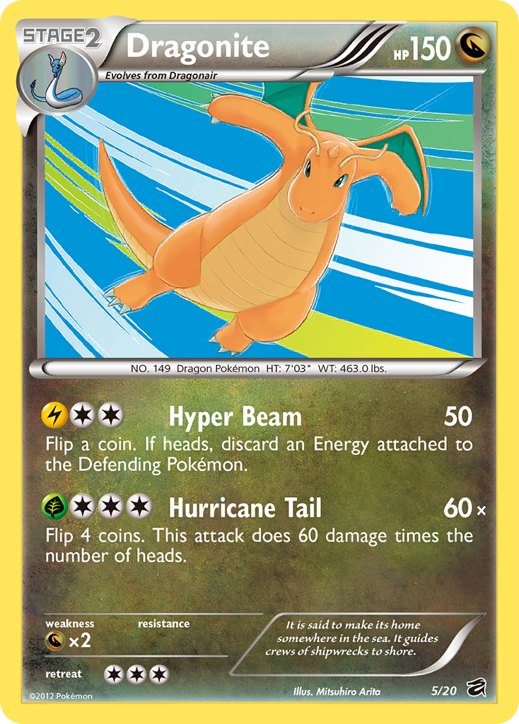 Dragonite (5/20) [Black & White: Dragon Vault] | Game Haven TX