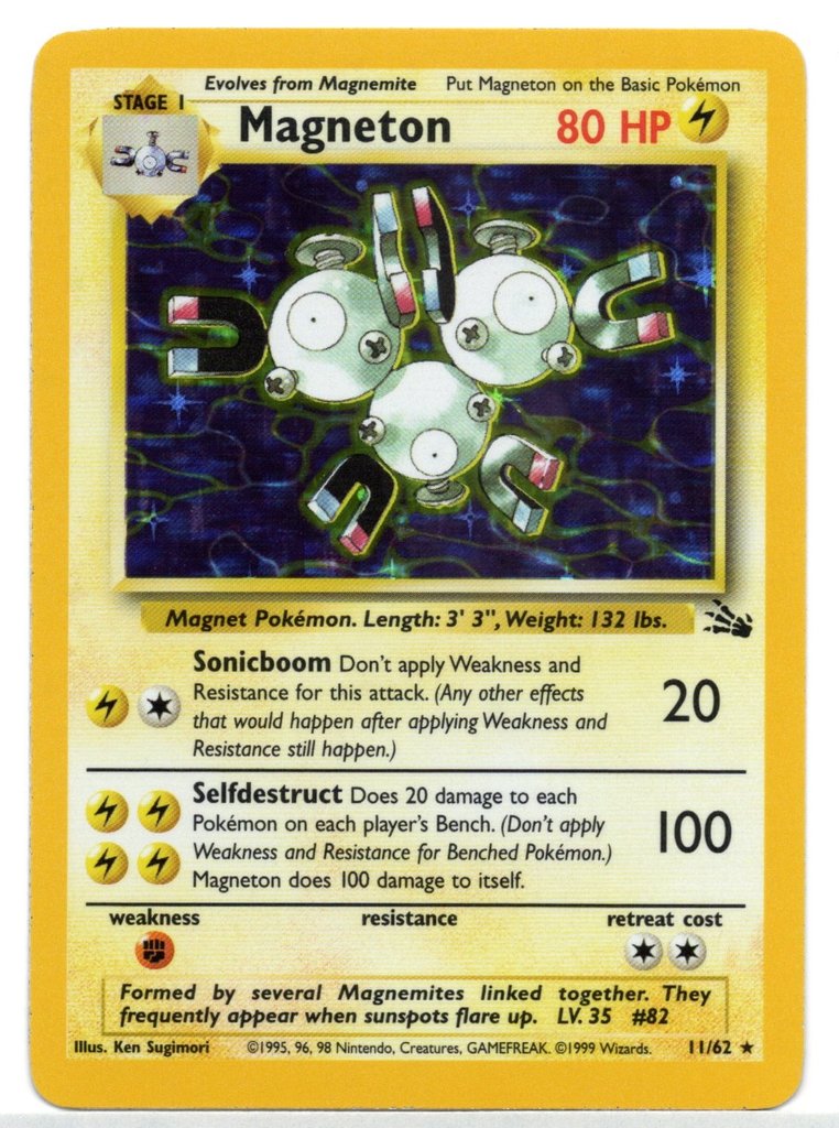 Magneton (11/62) [Fossil Unlimited] | Game Haven TX