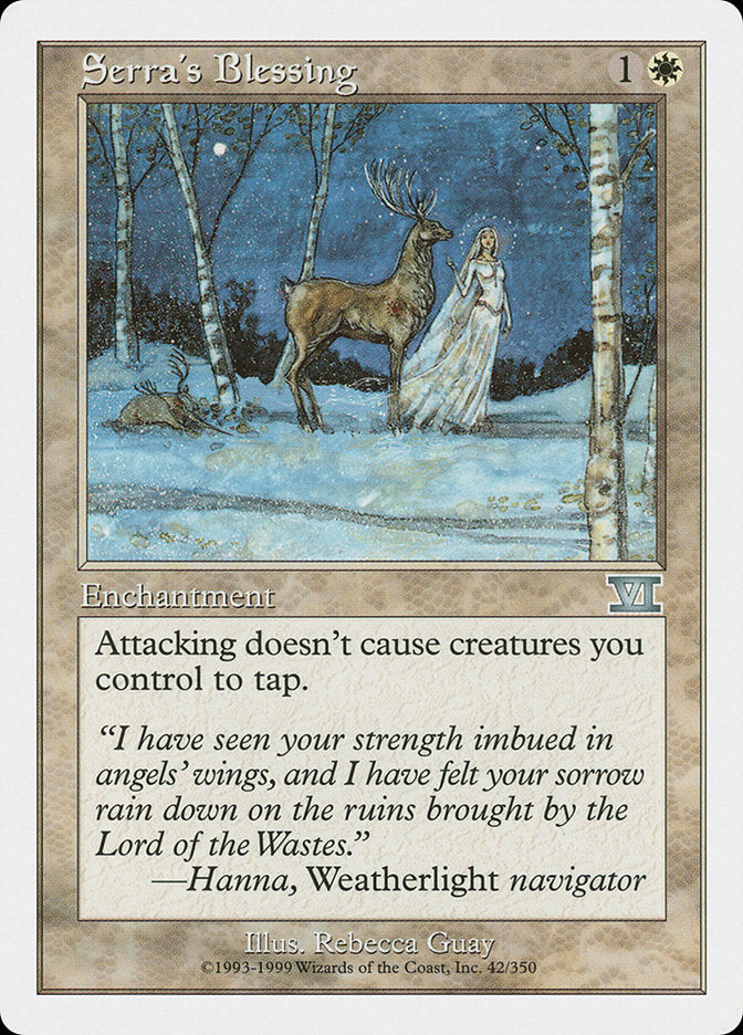 Serra's Blessing [Classic Sixth Edition] | Game Haven TX