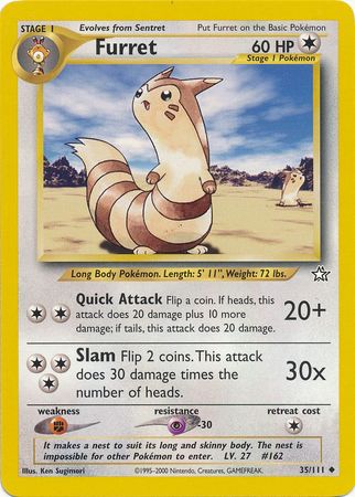 Furret (35/111) [Neo Genesis Unlimited] | Game Haven TX