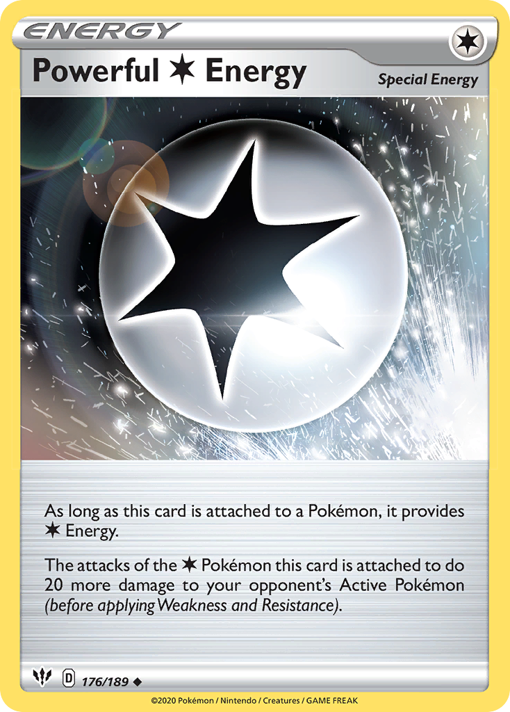 Powerful Colorless Energy (176/189) [Sword & Shield: Darkness Ablaze] | Game Haven TX