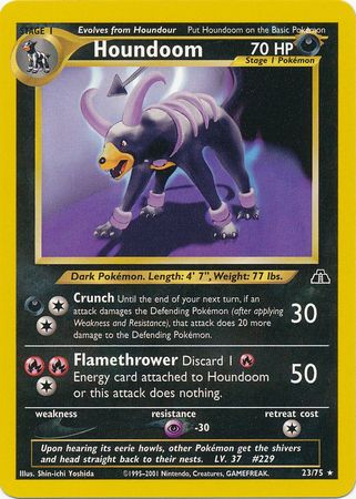 Houndoom (23/75) [Neo Discovery Unlimited] | Game Haven TX