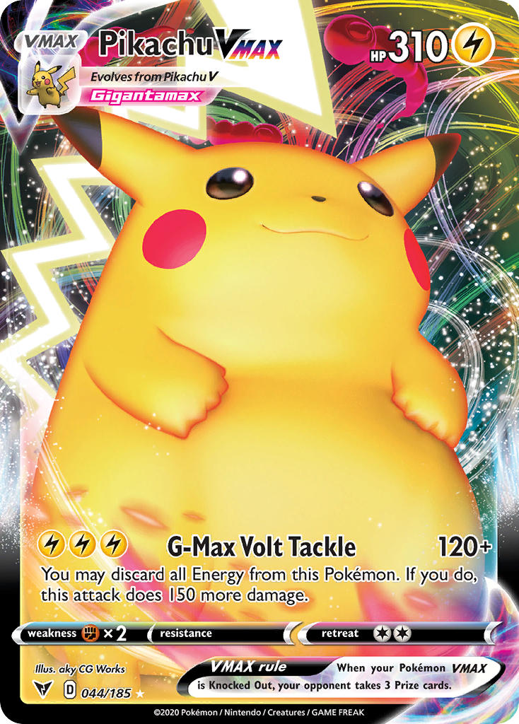 Pikachu VMAX (044/185) [Sword & Shield: Vivid Voltage] | Game Haven TX