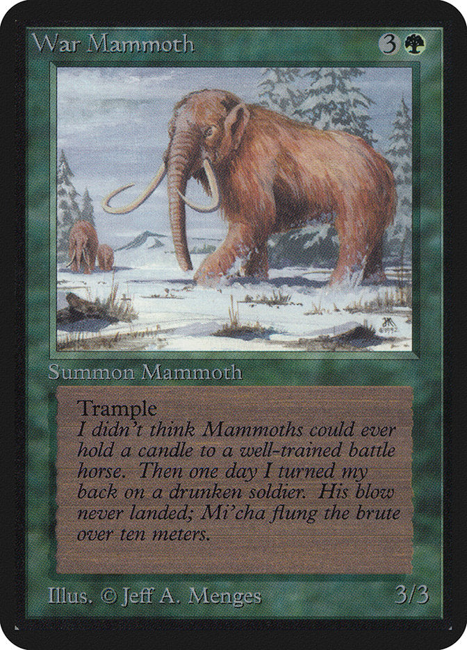 War Mammoth [Limited Edition Alpha] | Game Haven TX