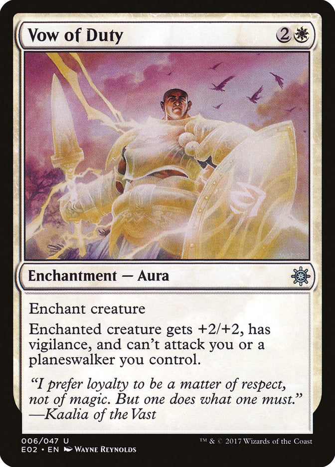 Vow of Duty [Explorers of Ixalan] | Game Haven TX