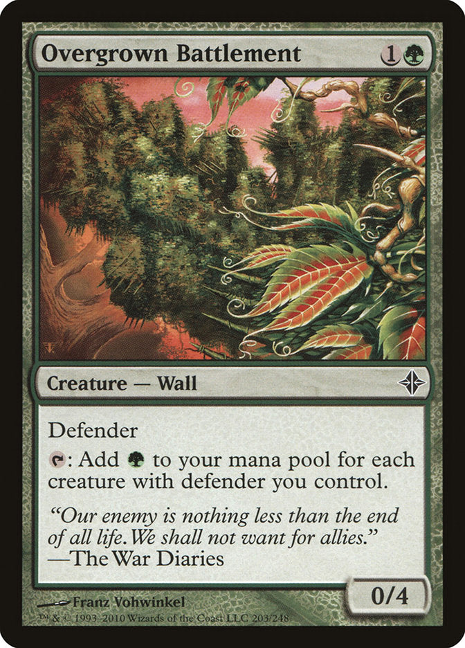 Overgrown Battlement [Rise of the Eldrazi] | Game Haven TX