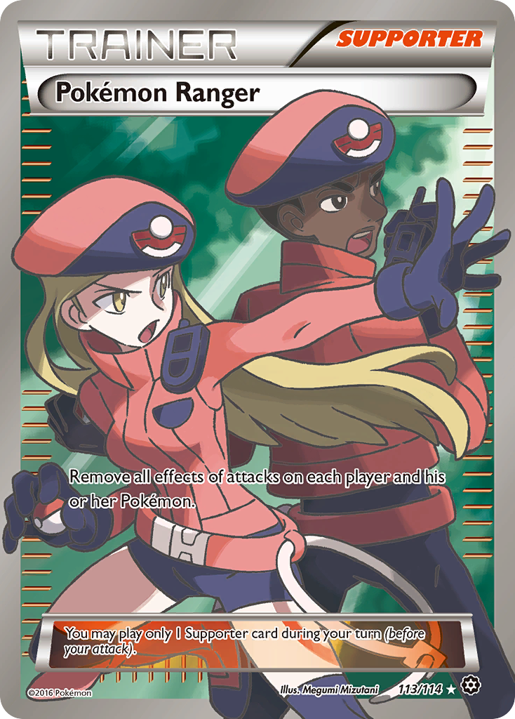 Pokemon Ranger (113/114) [XY: Steam Siege] | Game Haven TX