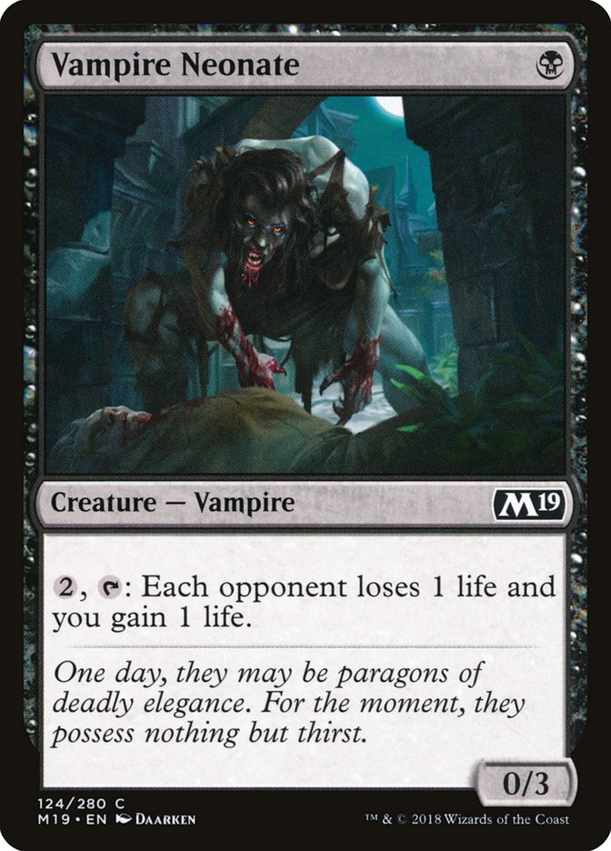 Vampire Neonate [Core Set 2019] | Game Haven TX