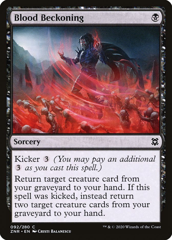 Blood Beckoning [Zendikar Rising] | Game Haven TX
