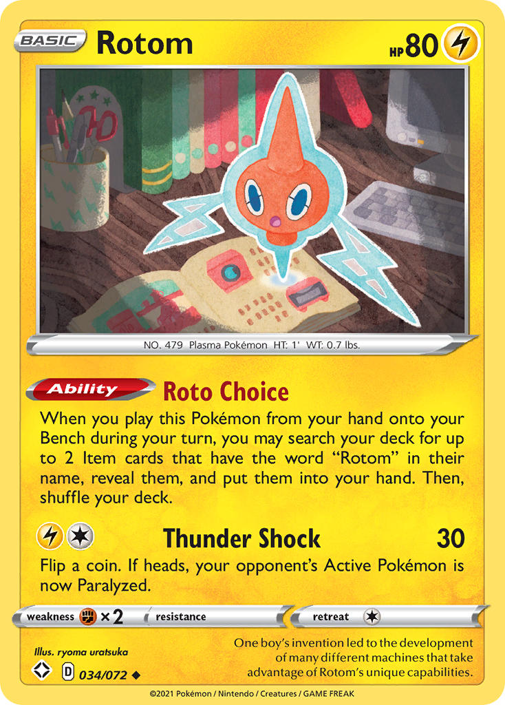 Rotom (034/072) [Sword & Shield: Shining Fates] | Game Haven TX
