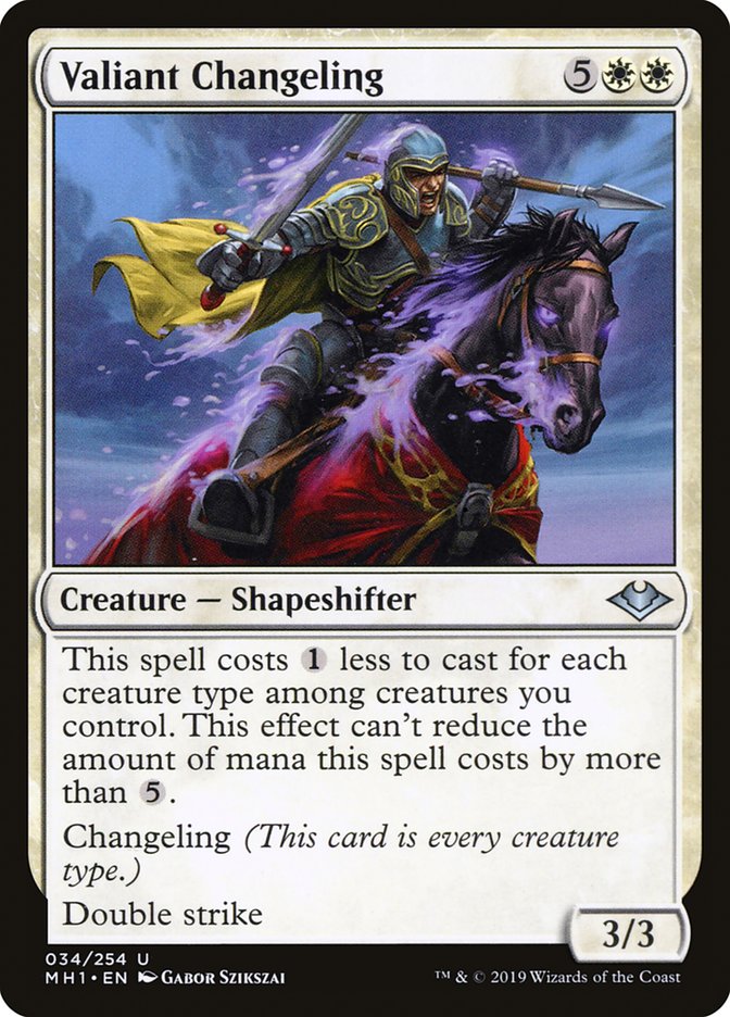 Valiant Changeling [Modern Horizons] | Game Haven TX