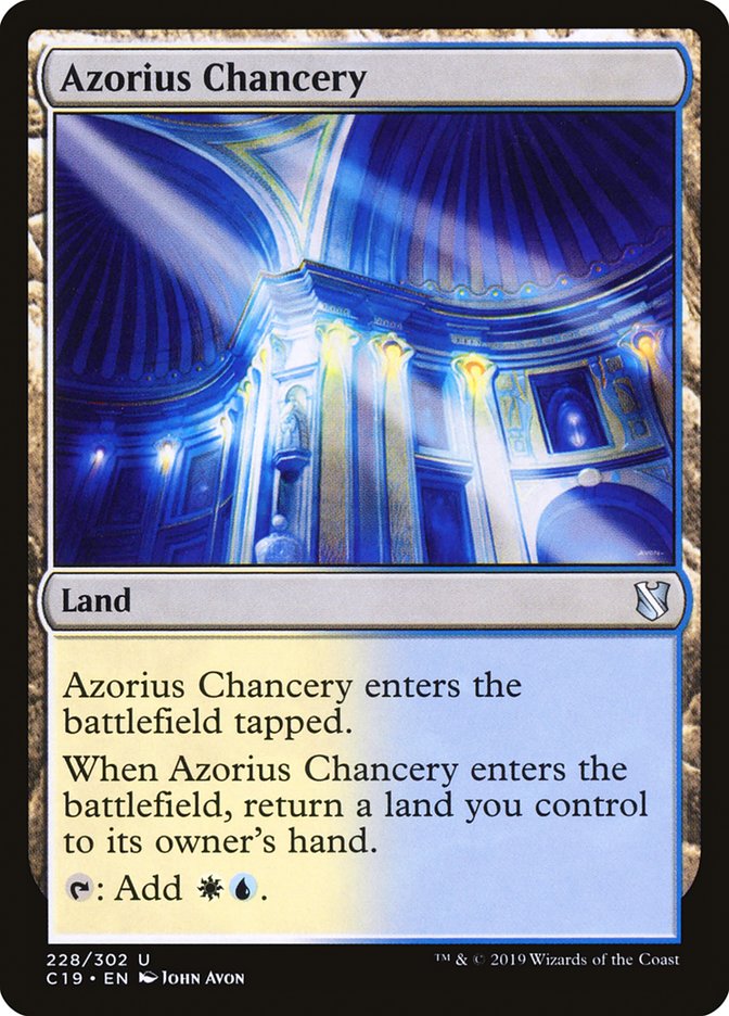 Azorius Chancery [Commander 2019] | Game Haven TX