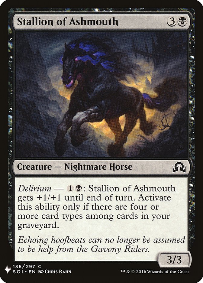 Stallion of Ashmouth [Mystery Booster] | Game Haven TX